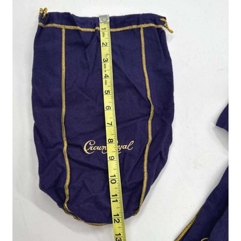 Crown Royal Bags Purple Lot of 22 Large 12 inch Size Drawstring Appear Unused - Picture 4 of 9